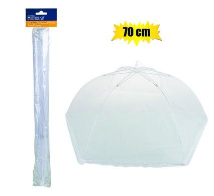 Foodcover hexagonal 70cm white hillhouse