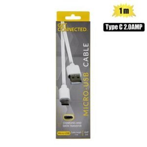 Usb cable micro usb 2.0 amp 1m