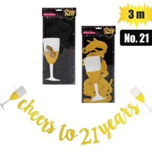 Party banner milestone 3m no-21