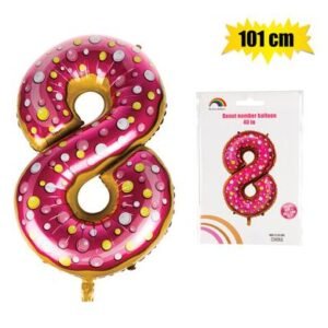 Balloon helium foil donut 8 101cm f-04