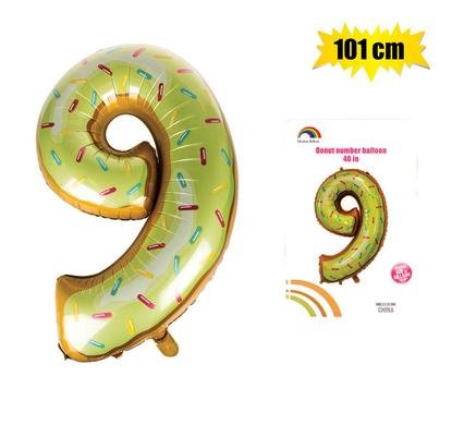 Balloon helium foil donut 9 101cm f-04