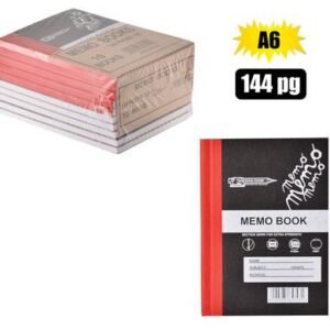 Book hard-cover a6 144-page memo