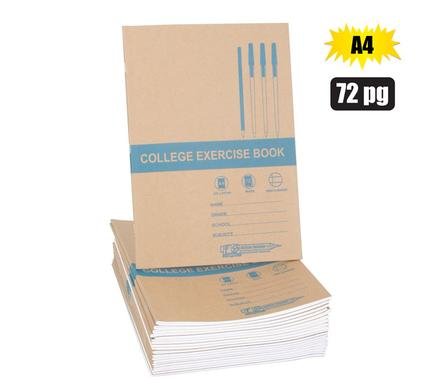 Book soft-cover a4 72pg college f/m