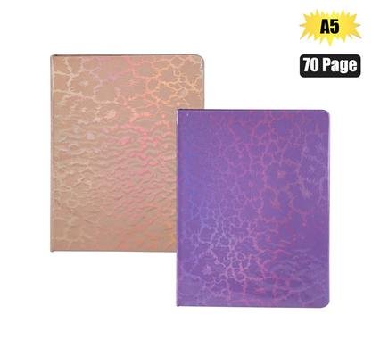 Novelty notebook pu iridescent a5 70pg