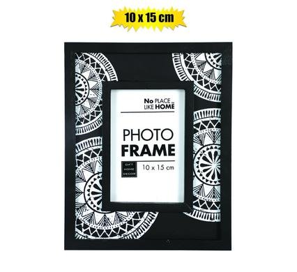 Picture-frame mdf 10x15cm blk&wht