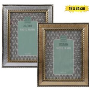 Picture frame pl marbled 18x24cm asstd