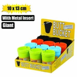 Ashtray plastic tub giant 10x13cm asstd