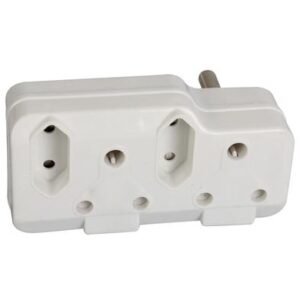 Plug-adaptor 2x16amp 2x5amp bulk