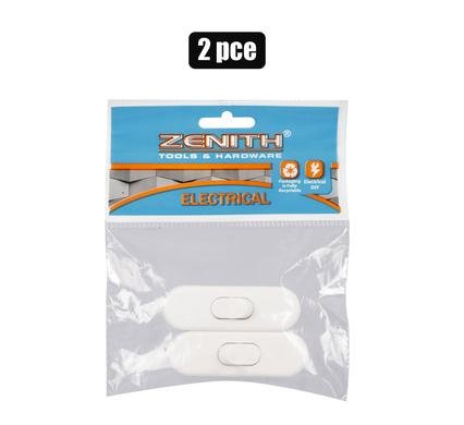 Through-switch 2pce white zenith
