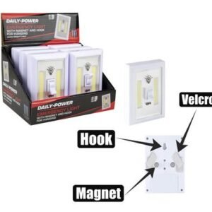 Light emergency cob with switch (3xaaa)