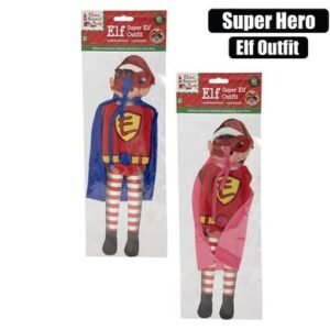 Xmas elf outfit superhero
