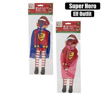 Xmas elf outfit superhero