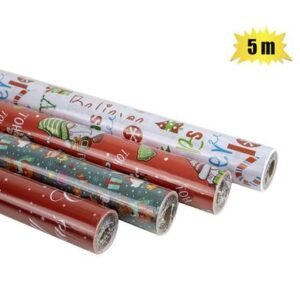 Xmas stationery gift wrap 5mx700mm