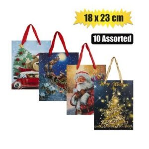 Xmas stationery gift bag medium 18x23cm
