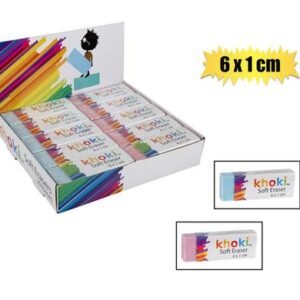 Eraser single soft 6cm x 1cm