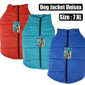 Pet dog jacket with zip unisex-7xl
