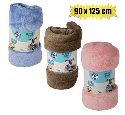 Pet blanket flannel fleece 90x125cm