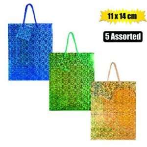 Gift-bag hologram sml 11x14cm gloss