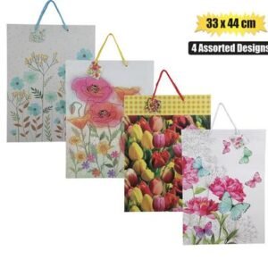 Gift-bag paper jmb 33x45cm everyday flwr