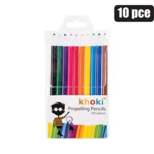 Art+craft p/crayons retract 10pc thick