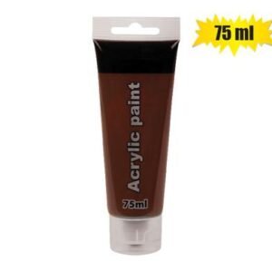 Art+craft paint acrylic tube 75ml brown