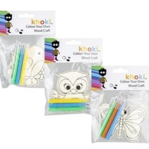 Art+craft colour y/own mini wood craft