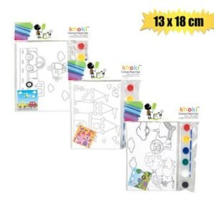 Art+craft paint canvas printed13x18cm