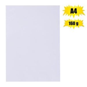 Art+craft board a4 160g sheet white past