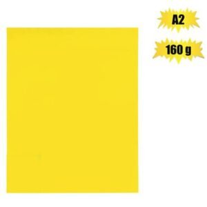 Art+craft board a2 160g sheet yellow br