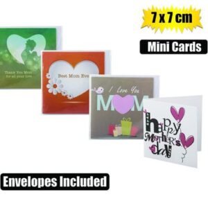 Card & env mini mothers day 7x7cm