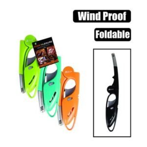 Bbq lighter foldable wind proof