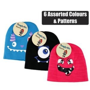 Beanie kids monster eye designs