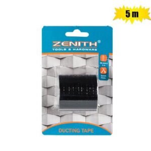 Tape ducting black 48mmx5m zenith