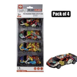 Alloy racing pack of 4 asstd