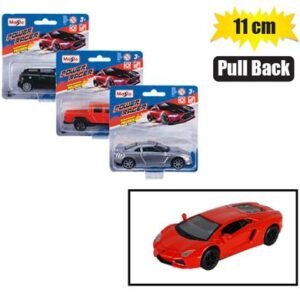 Maisto dinky 11cm pullback asstd