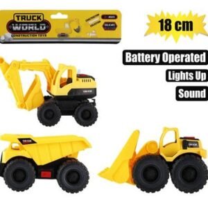 Battery operated construction truck 18cm