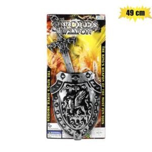 Boys playset sword and shield 49cm
