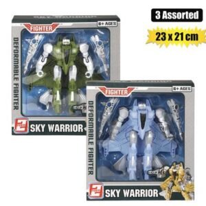 Boys playset transform sky robot 23x21cm