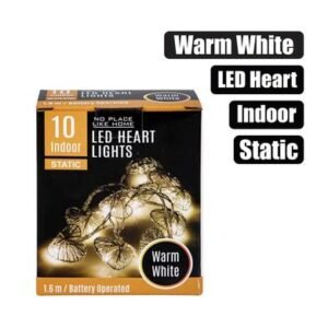 Light fairy led-10xwire heart 1.65m b/o