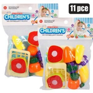Playset food cutting set 11pc 29x16cm