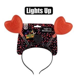 Dress up heart light headband