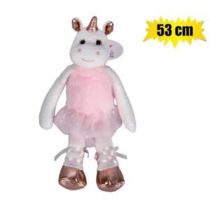 Plush unicorn in tutu 53cm