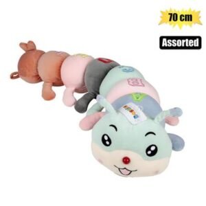 Plush caterpillar 70cm assorted