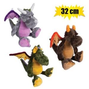 Plush dragon asstd diaz 32cm