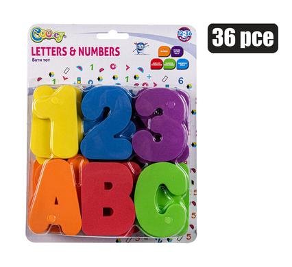 Baby bath bud eva letter number 36pc