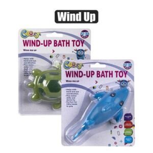 Baby bath bud vinyl wind up toy
