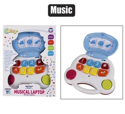 Baby musical educational laptop