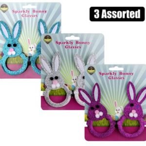 Dress up sparkle bunny glasses with ears