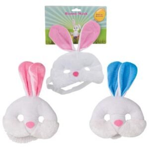 Easter bunny plush mask
