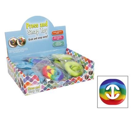 Novelty sensory stress press hand toy